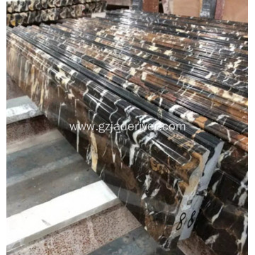 Black Marble Flooring Border Stone Skirting